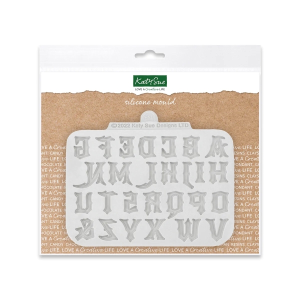 Silikonform - Gothic Grossbuchstaben